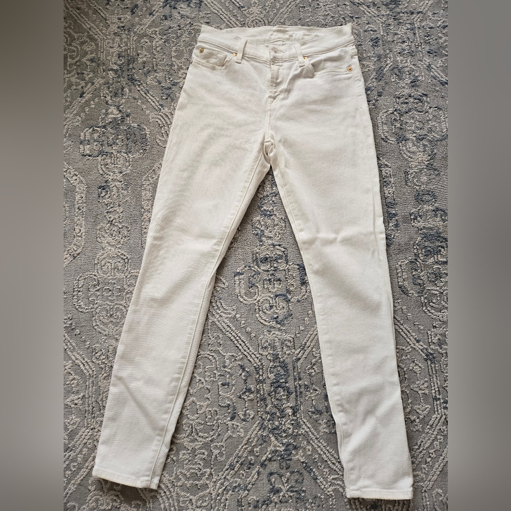 White 7 For All Mankind jeans
